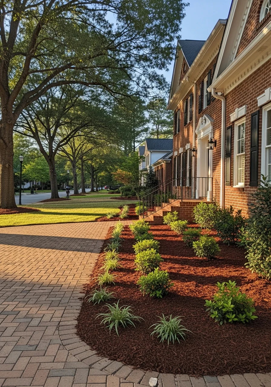 Durham home exterior showing updated details and well-maintained landscaping.