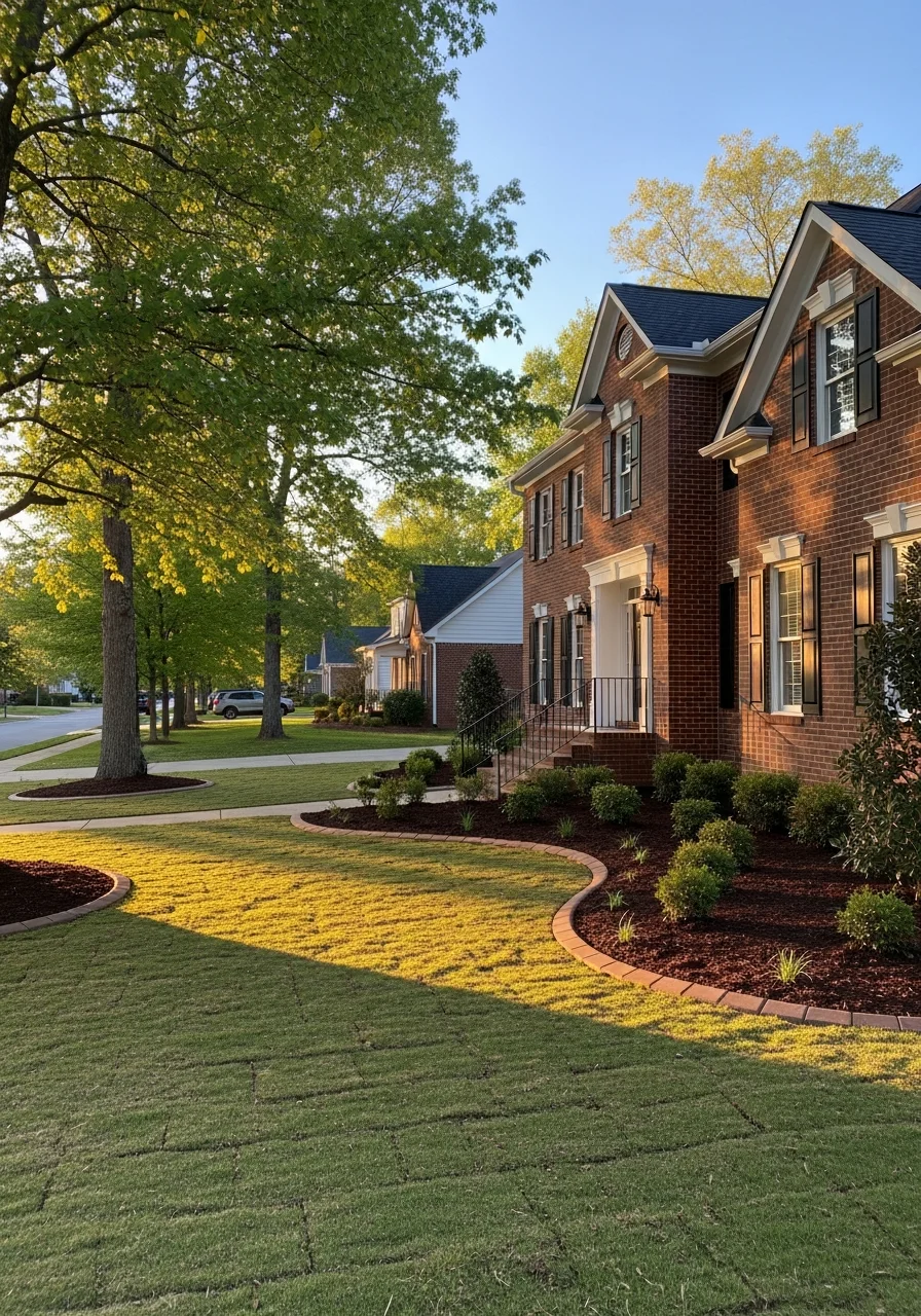 Fuquay-Varina home with updated exterior and landscaping.